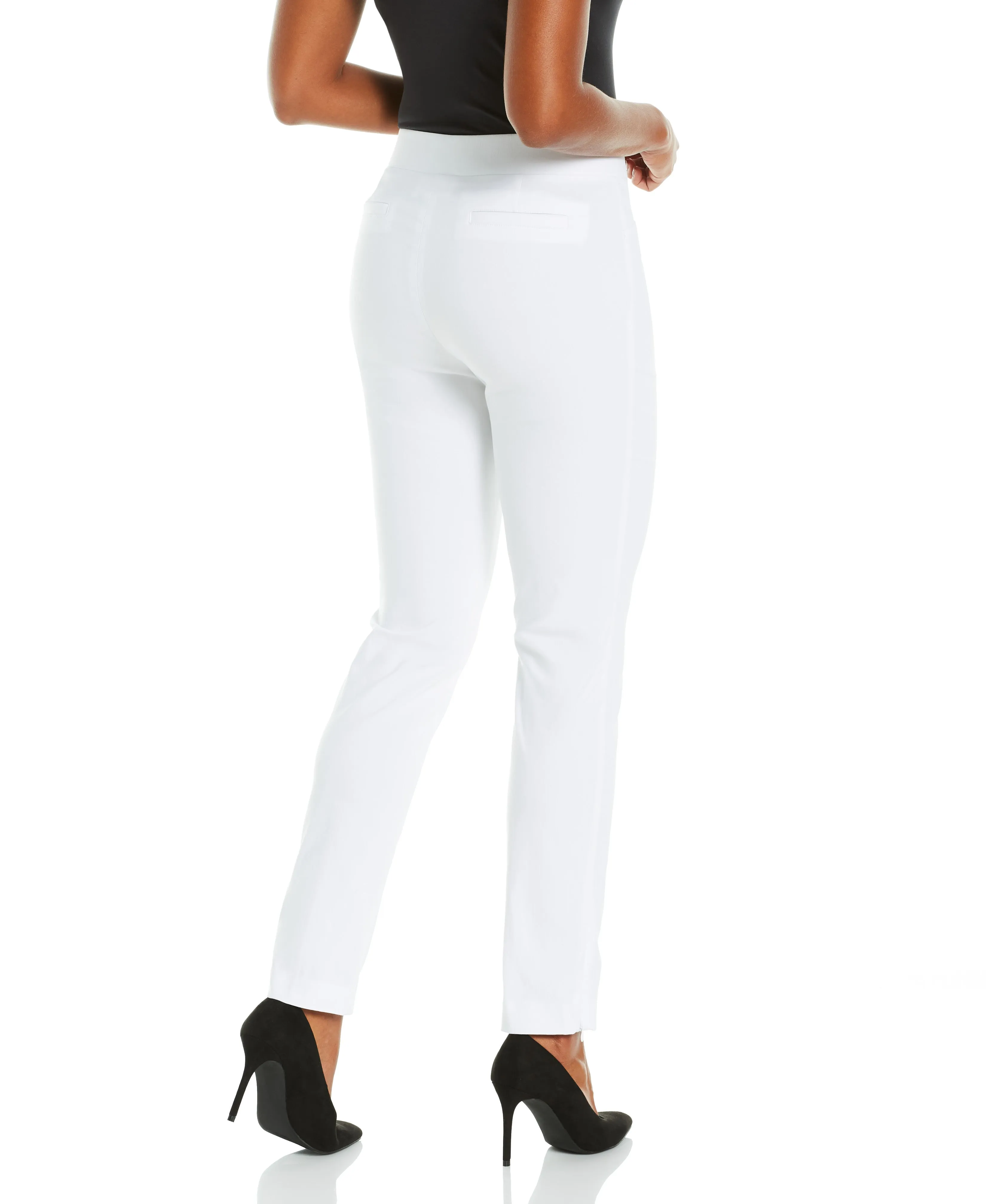 Stretch Slim Leg Front Seam Pant - Comfort Fit