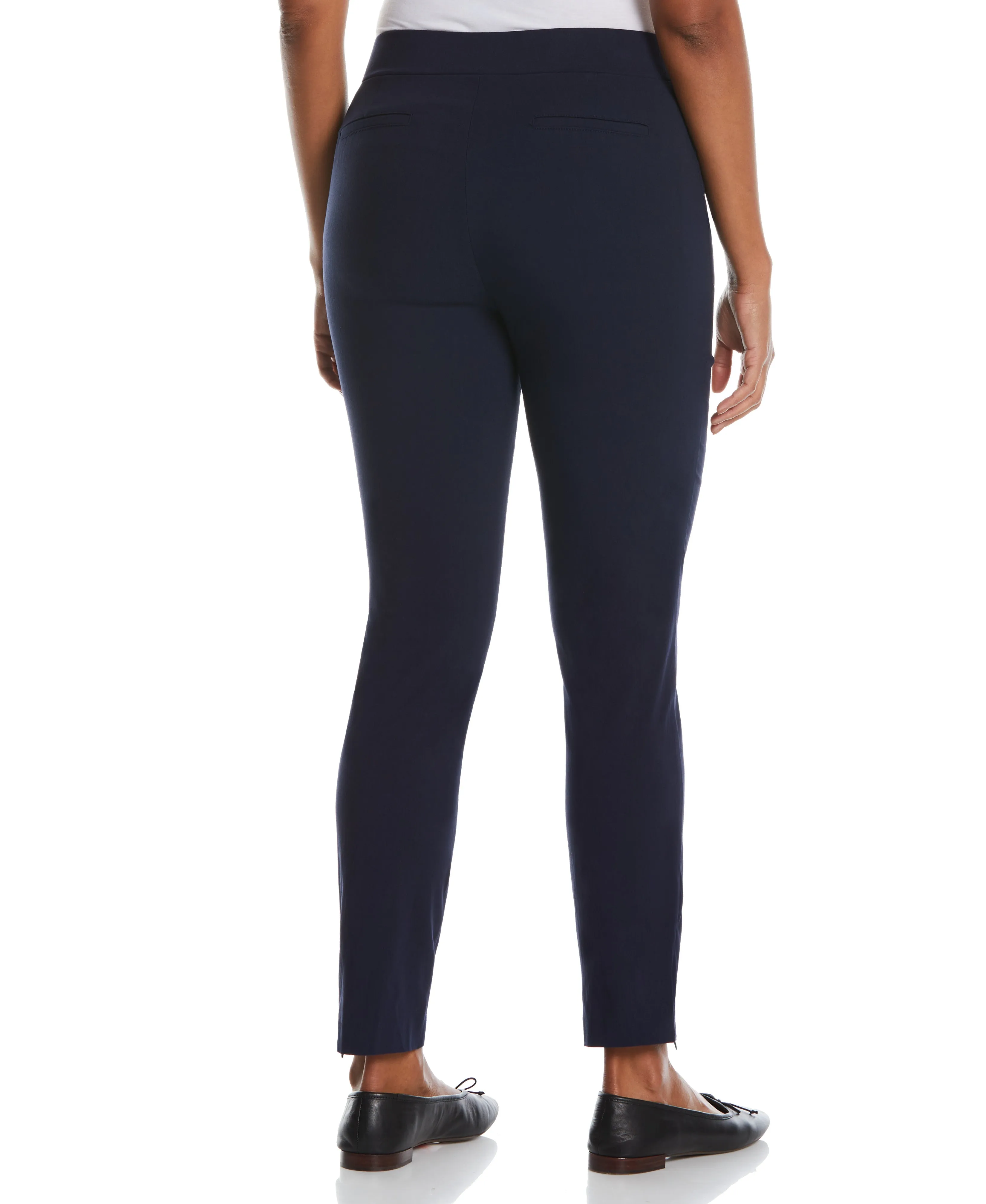 Stretch Slim Leg Front Seam Pant - Comfort Fit