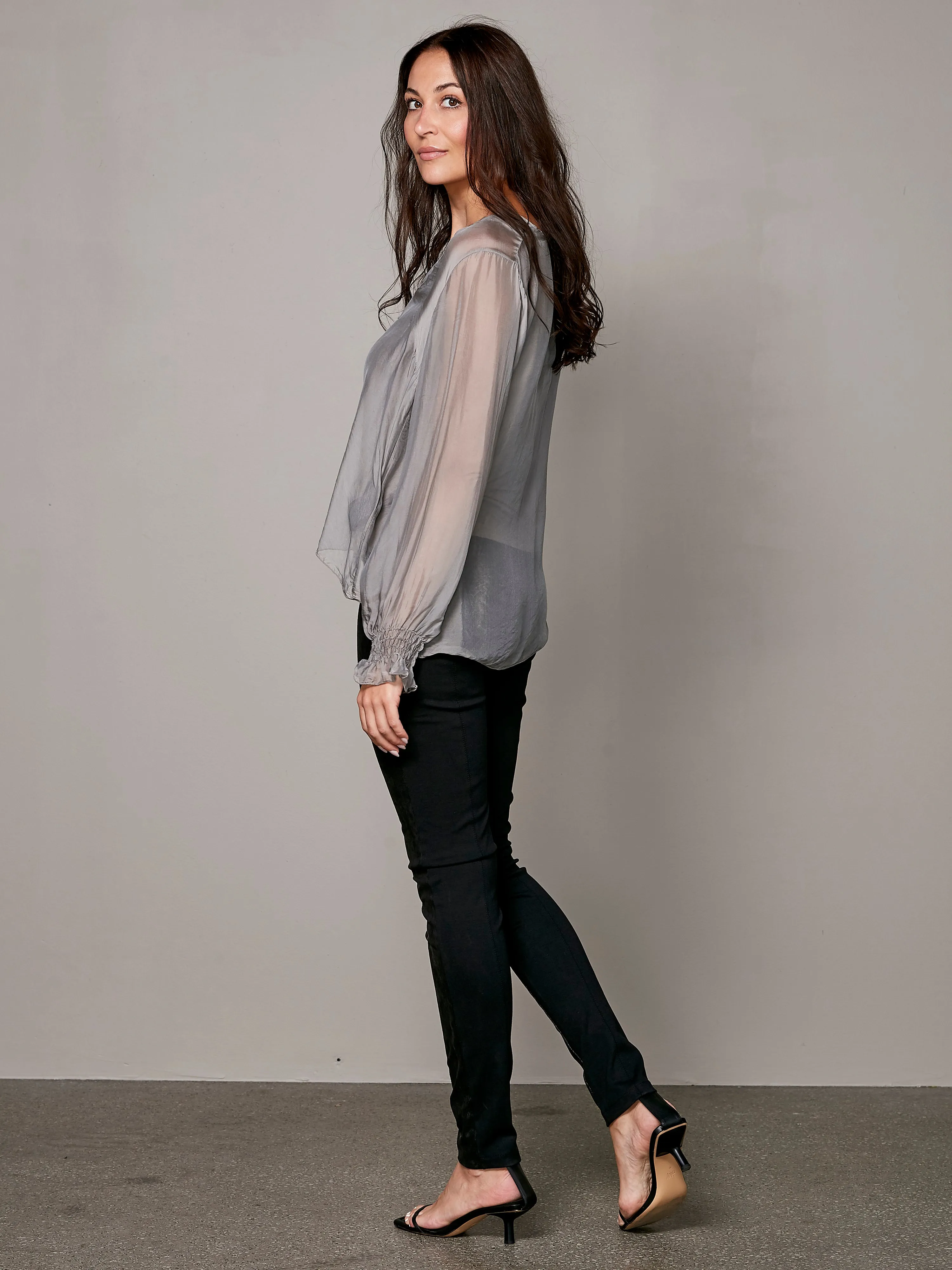 VANINA blouse - Grey