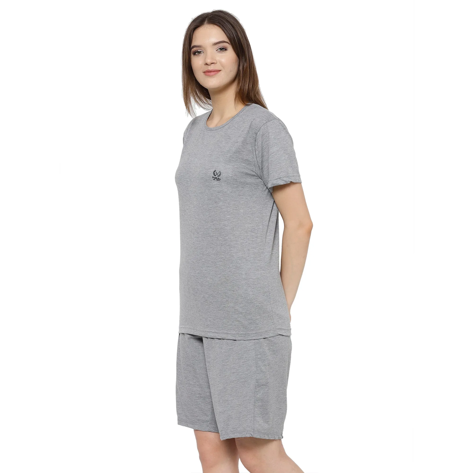 Vimal Jonney Grey Women's Night Suit