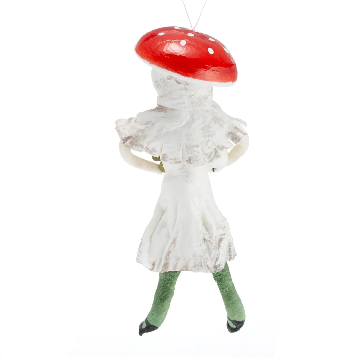 Vintage Mushroom Girl Ornament